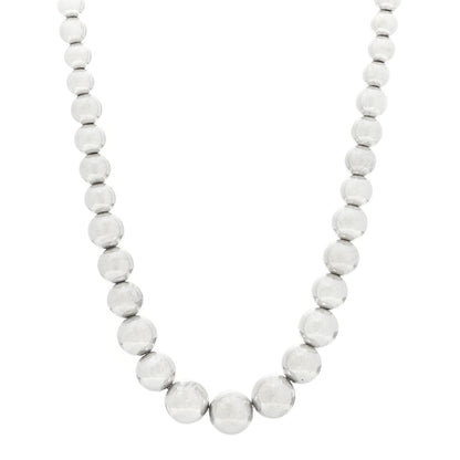 Tiffany Sterling Silver HardWear Graduated Ball Necklace 1 of 5
