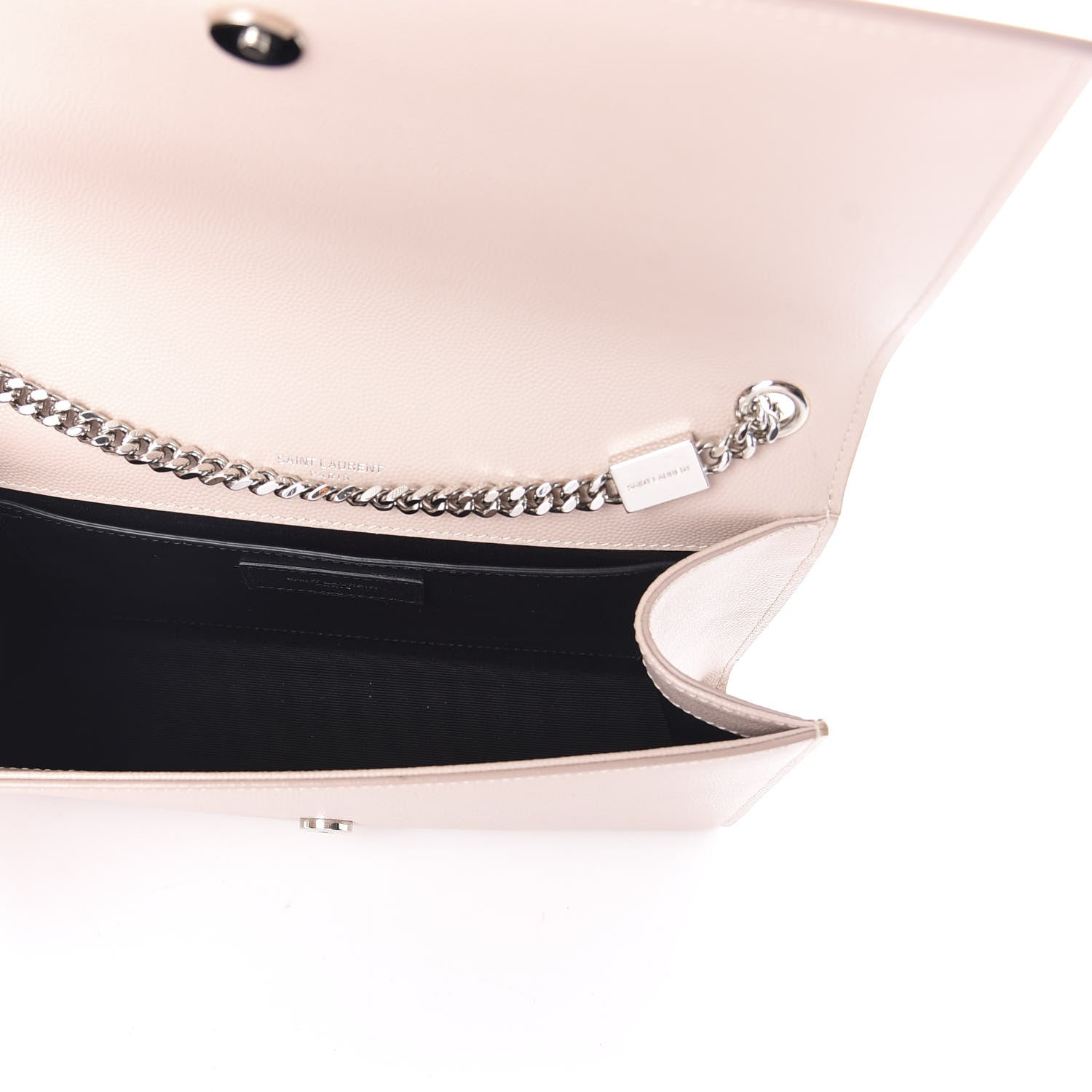 Saint Laurent Grain De Poudre Medium Classic Monogram Kate Satchel Marble Pink 5 of 11