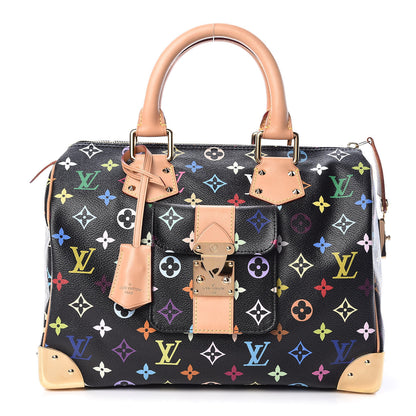 Louis Vuitton Monogram Multicolor Speedy 30 Black 1 of 9