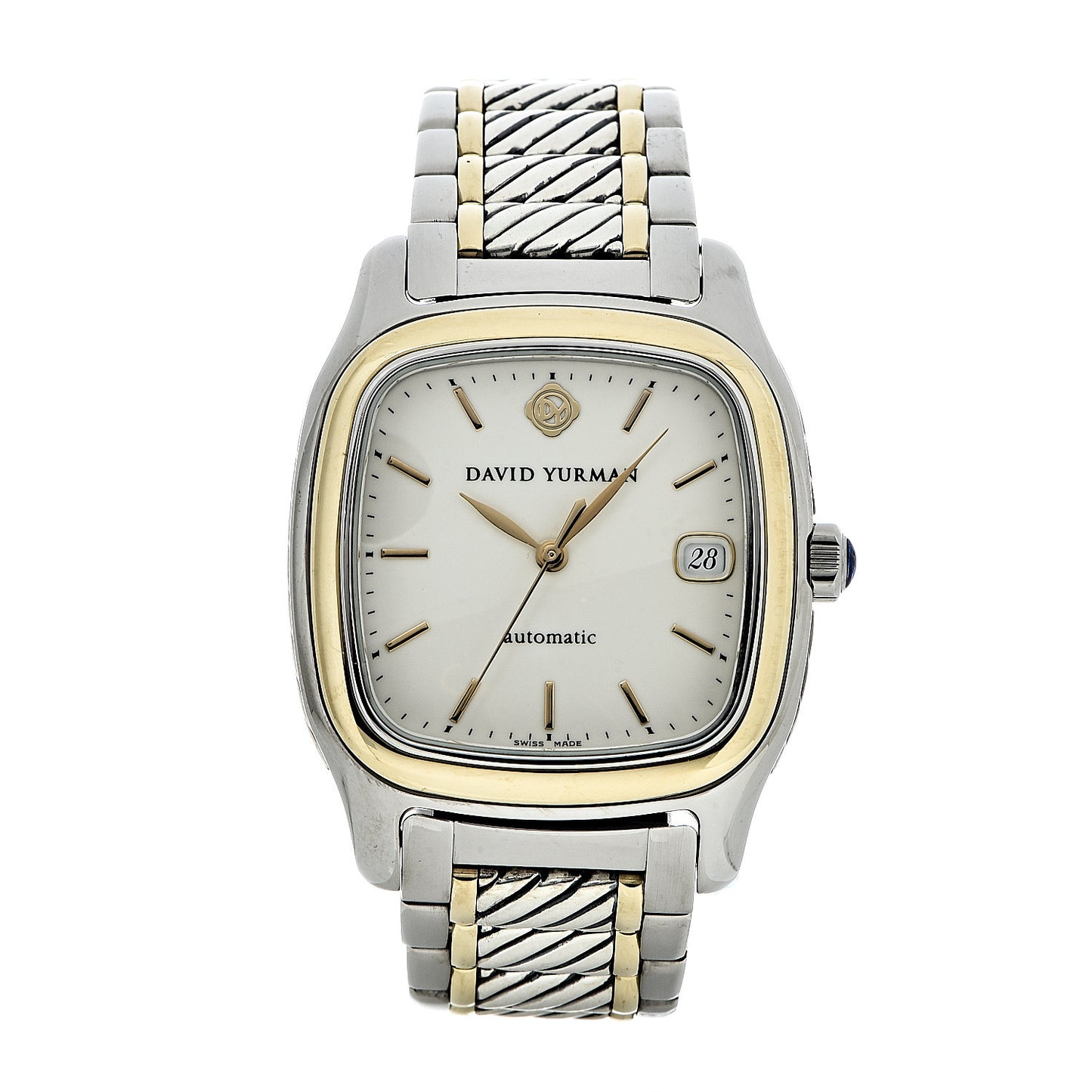 Stainless Steel 18K Yellow Gold 35mm Thoroughbred Automatic Watch