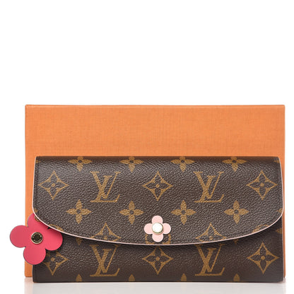 Louis Vuitton Monogram Bloom Flower Emilie Wallet 7 of 7