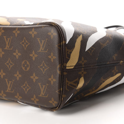 Louis Vuitton X LOL Monogram Neverfull MM Gold Silver 6 of 9