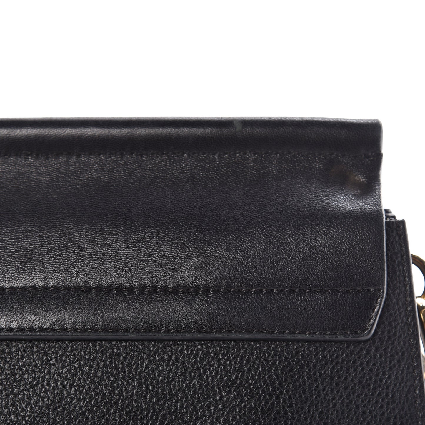 Calfskin Medium Faye Shoulder Bag Black