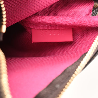 Louis Vuitton Monogram 2020 Christmas Animation Roller Coaster Mini Pochette Accessories Pivoine 6 of 9