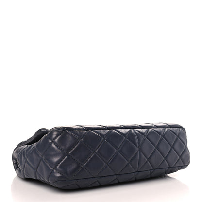 Chanel Lambskin Quilted Jumbo Single Flap Dark Grey 4 of 9