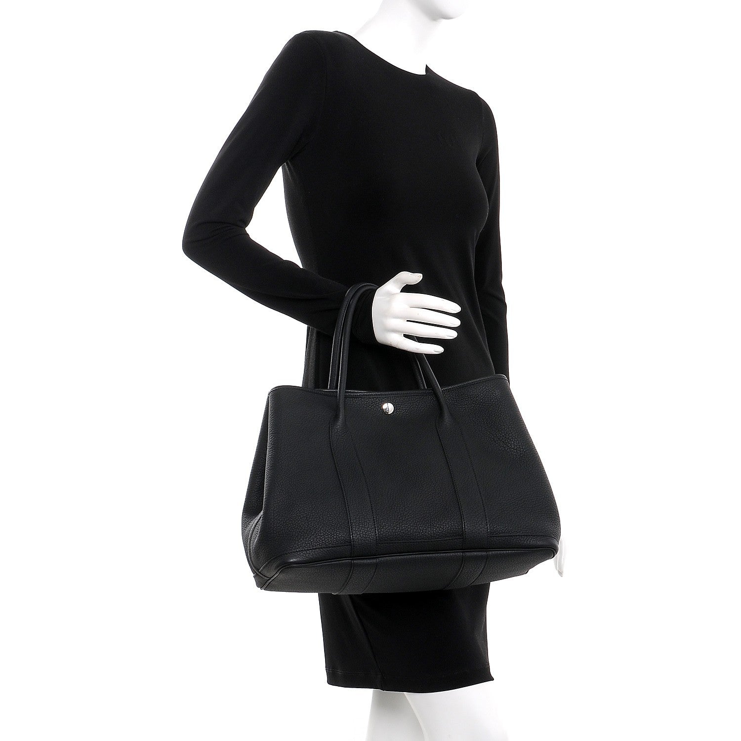 Hermes Negonda Garden Party Tote 36 MM Black 2 of 8