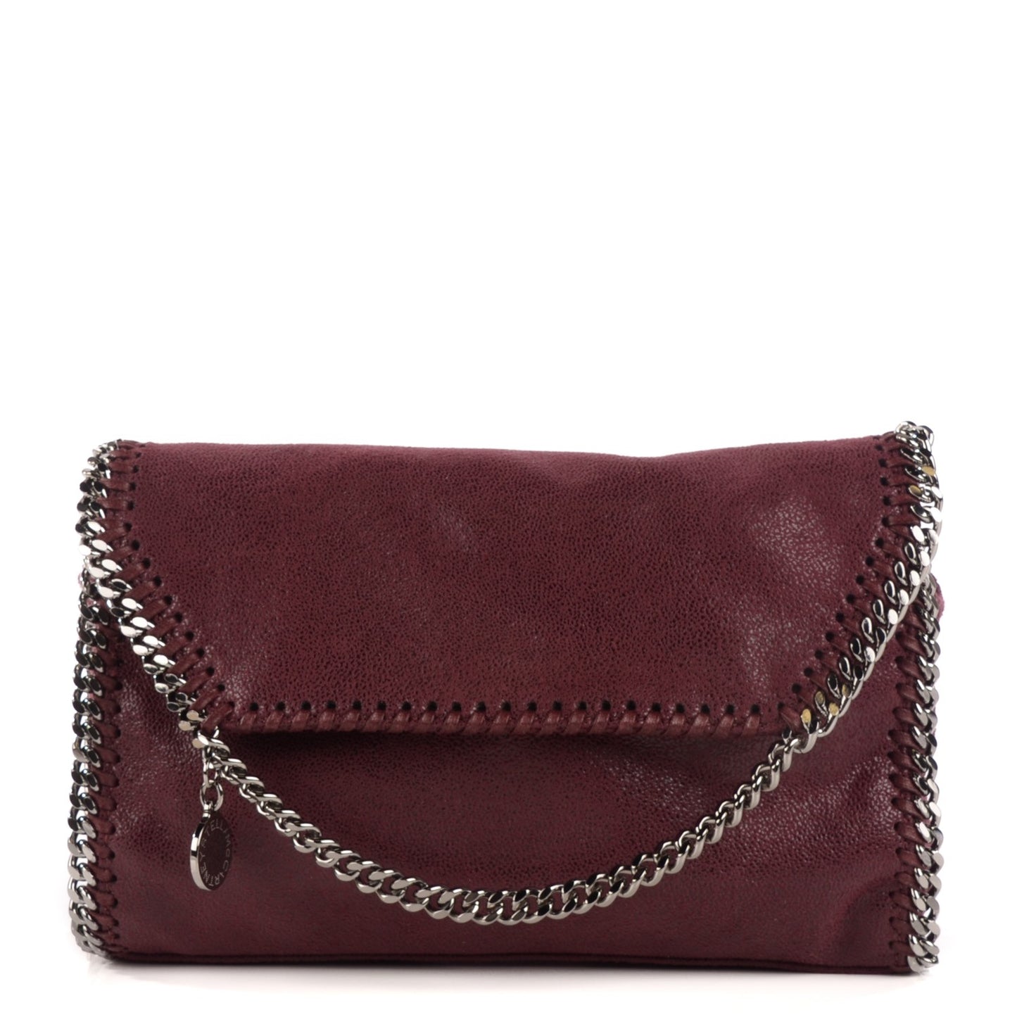 Shaggy Deer Mini Falabella Shoulder Bag Plum