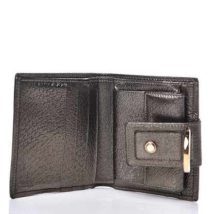 Gucci Monogram Abbey Compact Wallet Dark Brown 4 of 11