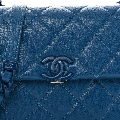 Chanel Caviar Quilted My Everything Flap Blue 8 of 10
