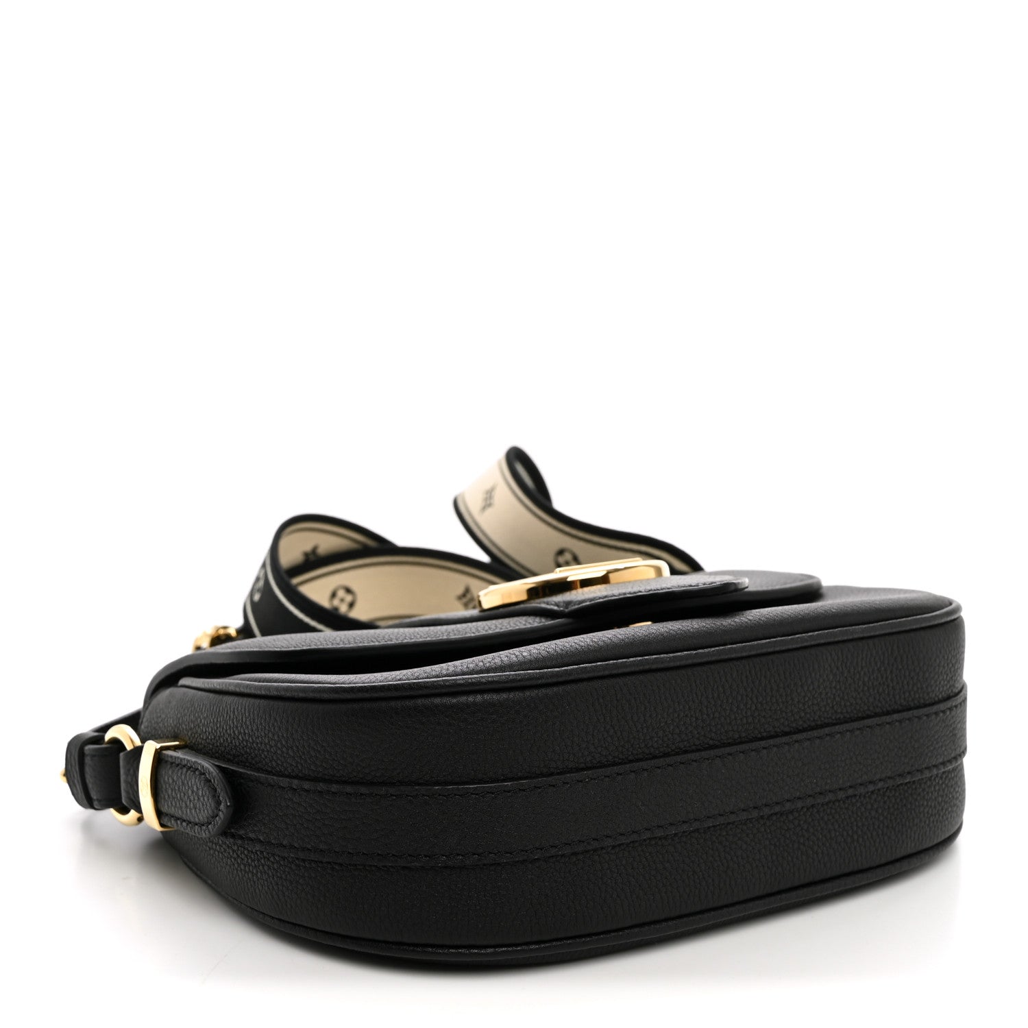 Louis Vuitton Grained Calfskin LV Pont 9 Soft PM Black 4 of 9