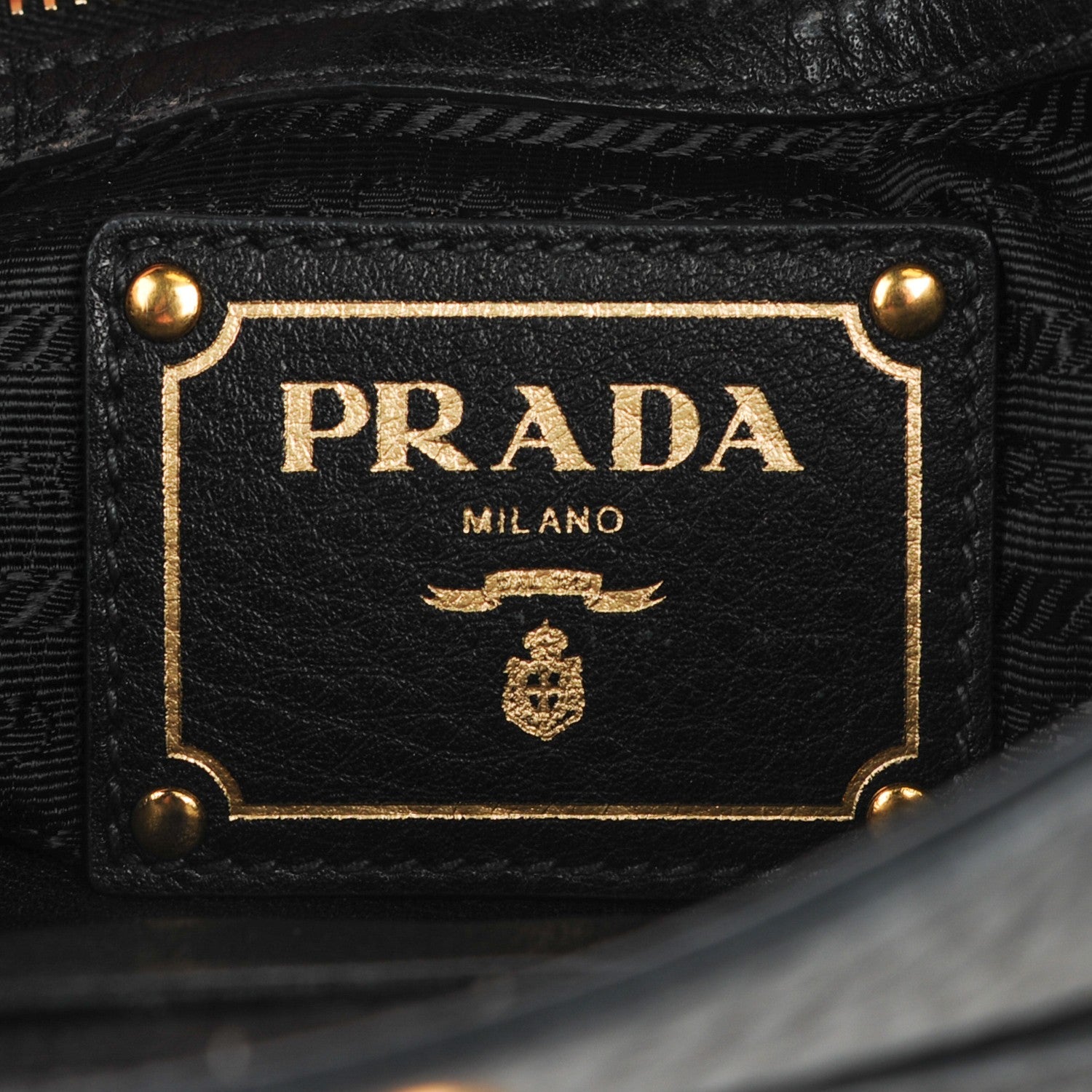 Prada Vitello Daino Double Buckle Messenger Bag Black 6 of 11