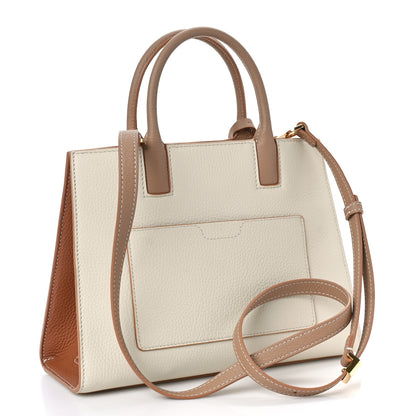 Burberry Calfskin Mini Frances Tote Camel 3 of 7
