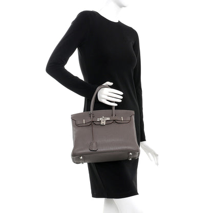 Hermes Togo Birkin 30 Etain 2 of 33