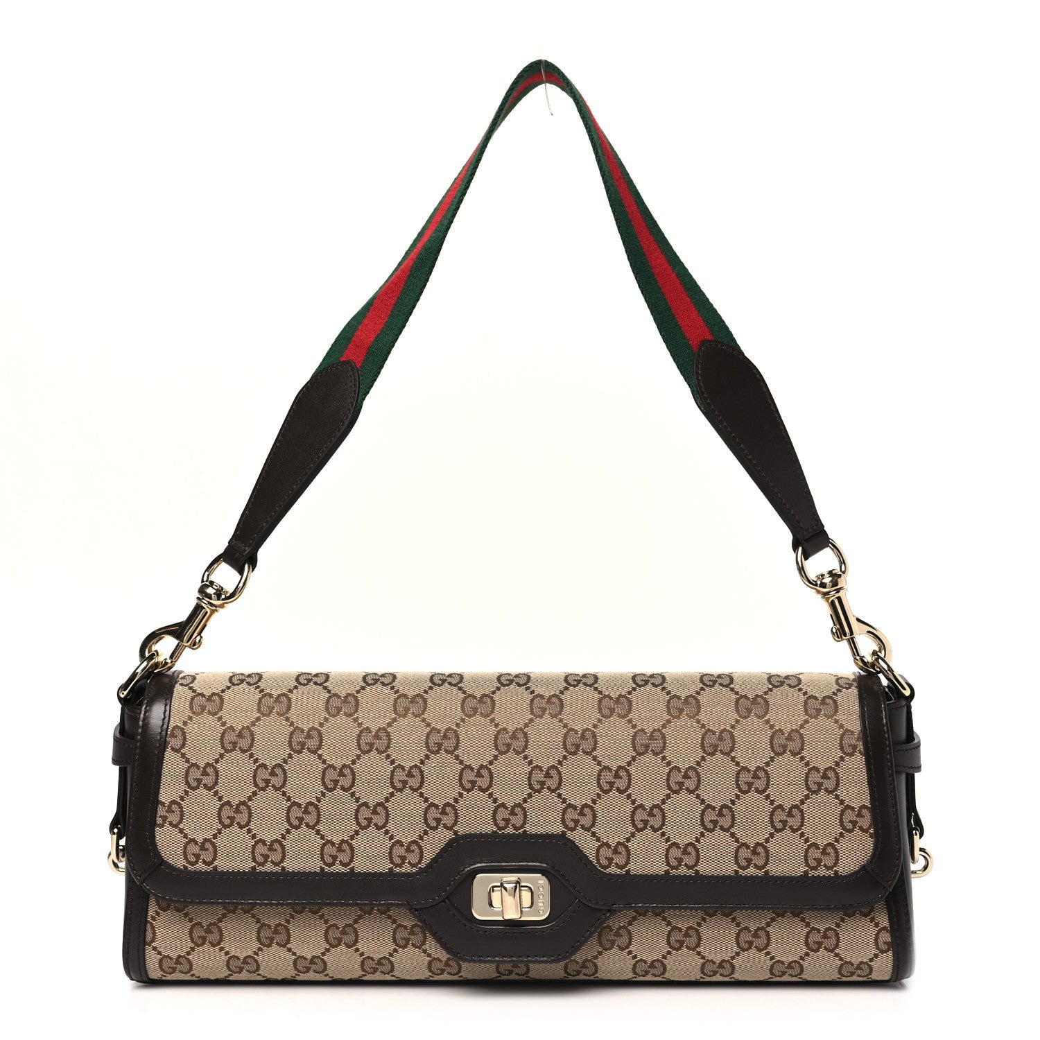 Gucci Monogram Medium Luce Shoulder Bag Beige Ebony 1 of 9