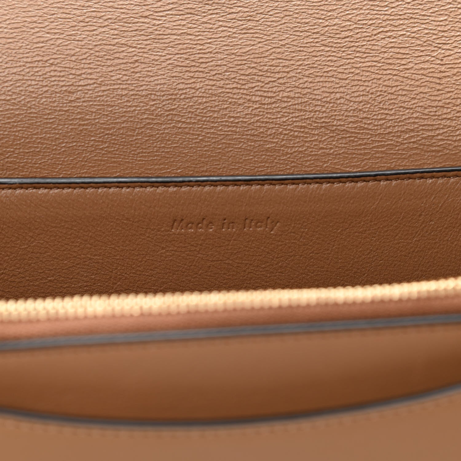 Celine Shiny Smooth Calfskin Medium Frame Shoulder Bag Tan Optic White 6 of 12