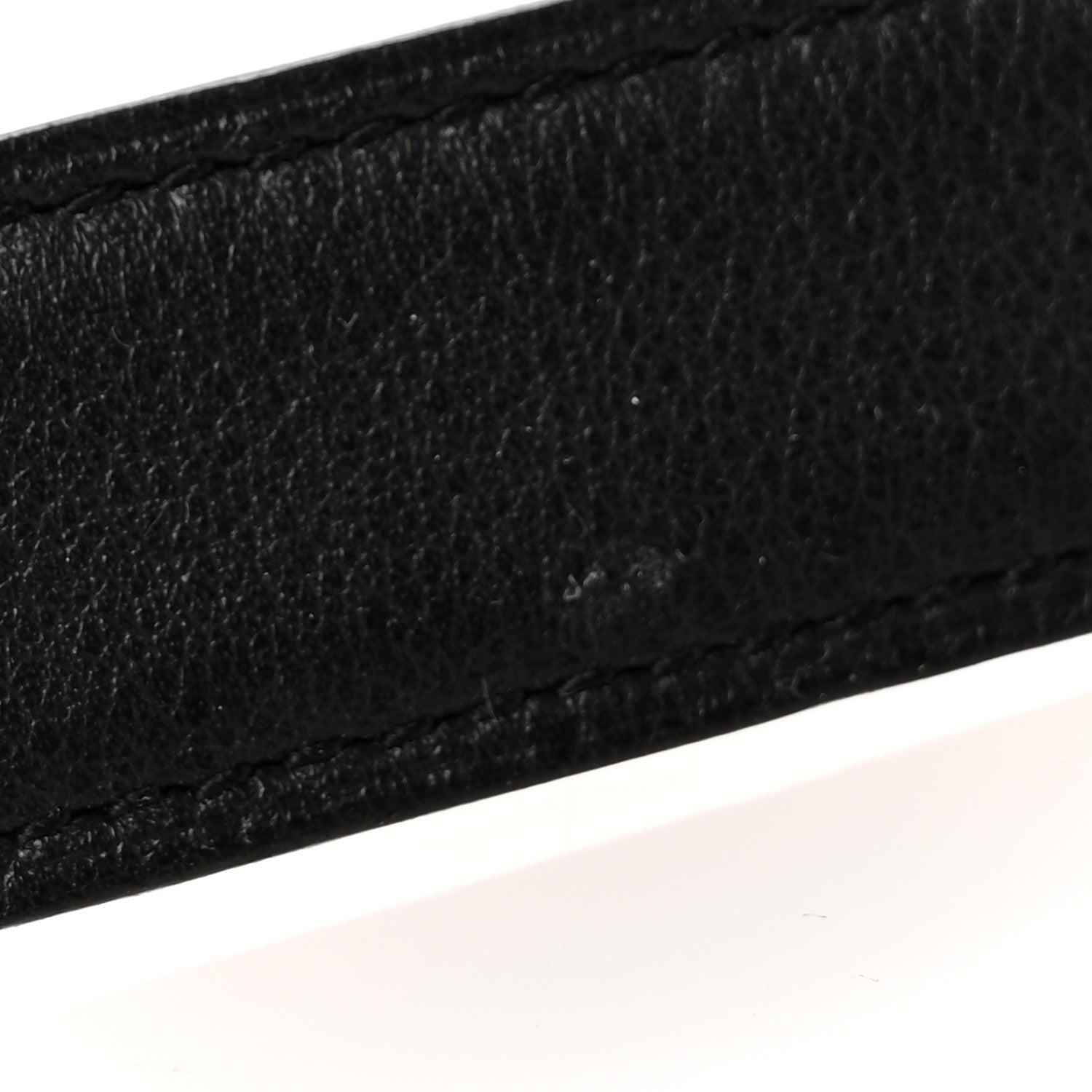 Hermes Swift Epsom 24mm H Belt 75 30 Black Orange 6 of 8