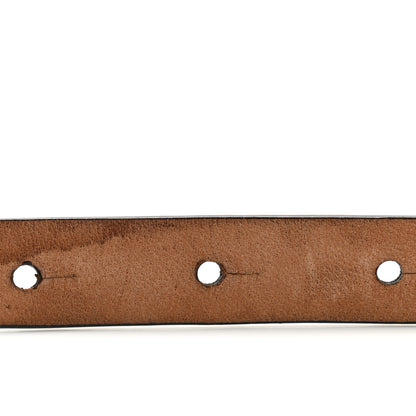 Gucci Calfskin Horsebit Skinny Belt 75 30 Brown 4 of 7