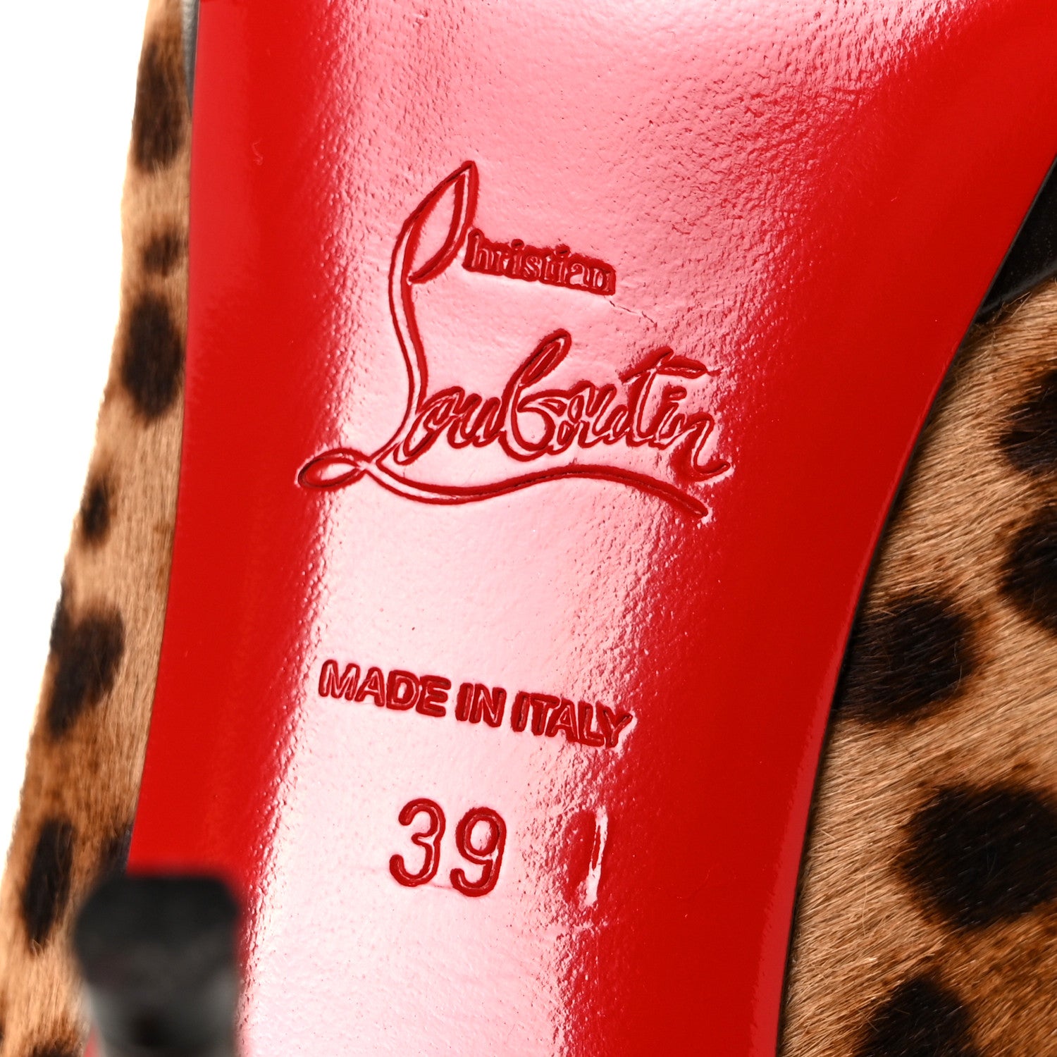 Christian Louboutin Calf Hair Kid Leopard Prorata 90 Pumps 39 6 of 7