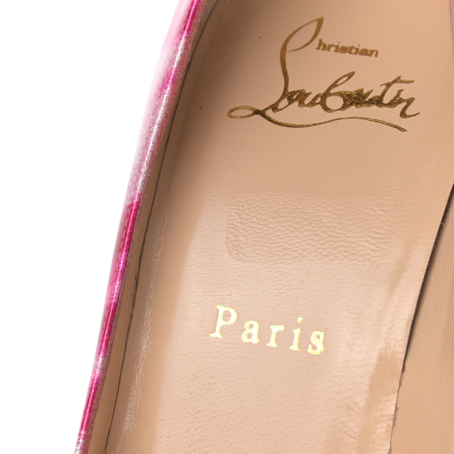 Patent Glittart Pigalle Follies 100 Pumps 36 Shocking Pink