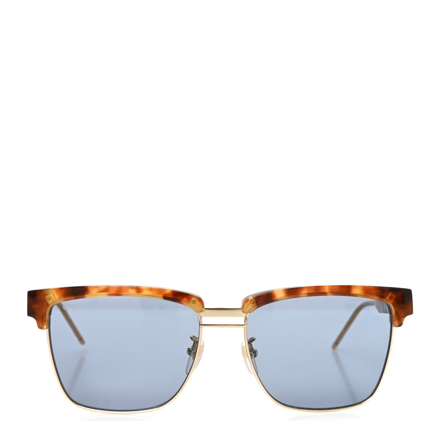 Squared Aviator GG Sunglasses GG0603S Havana Blue