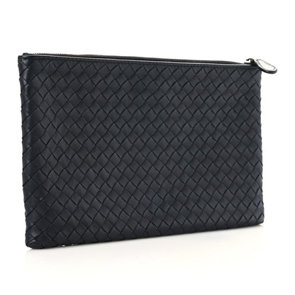 Bottega Veneta Nappa Intrecciato Medium Zip Pouch Black 3 of 14