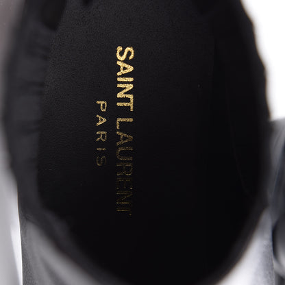 Saint Laurent Calfskin Brit Souple Ankle Boots 36.5 Black 7 of 10