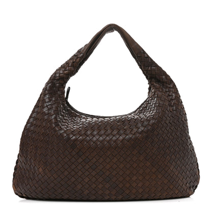 Bottega Veneta Nappa Intrecciato Large Veneta Hobo Ebano 1 of 12