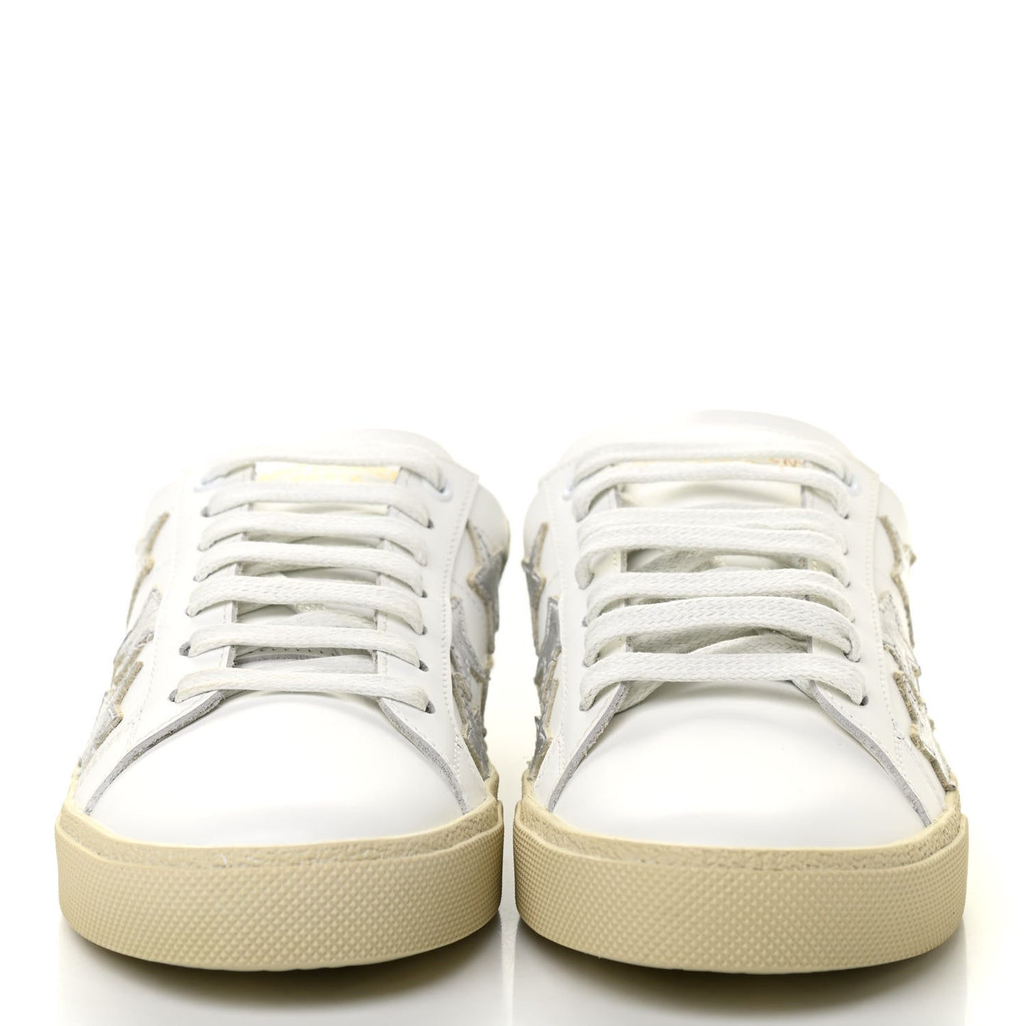 Nappa Star Court Sneakers 37.5 Off White