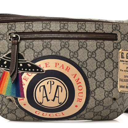 Gucci GG Supreme Monogram Courrier Belt Bag Beige New Acero 8 of 10