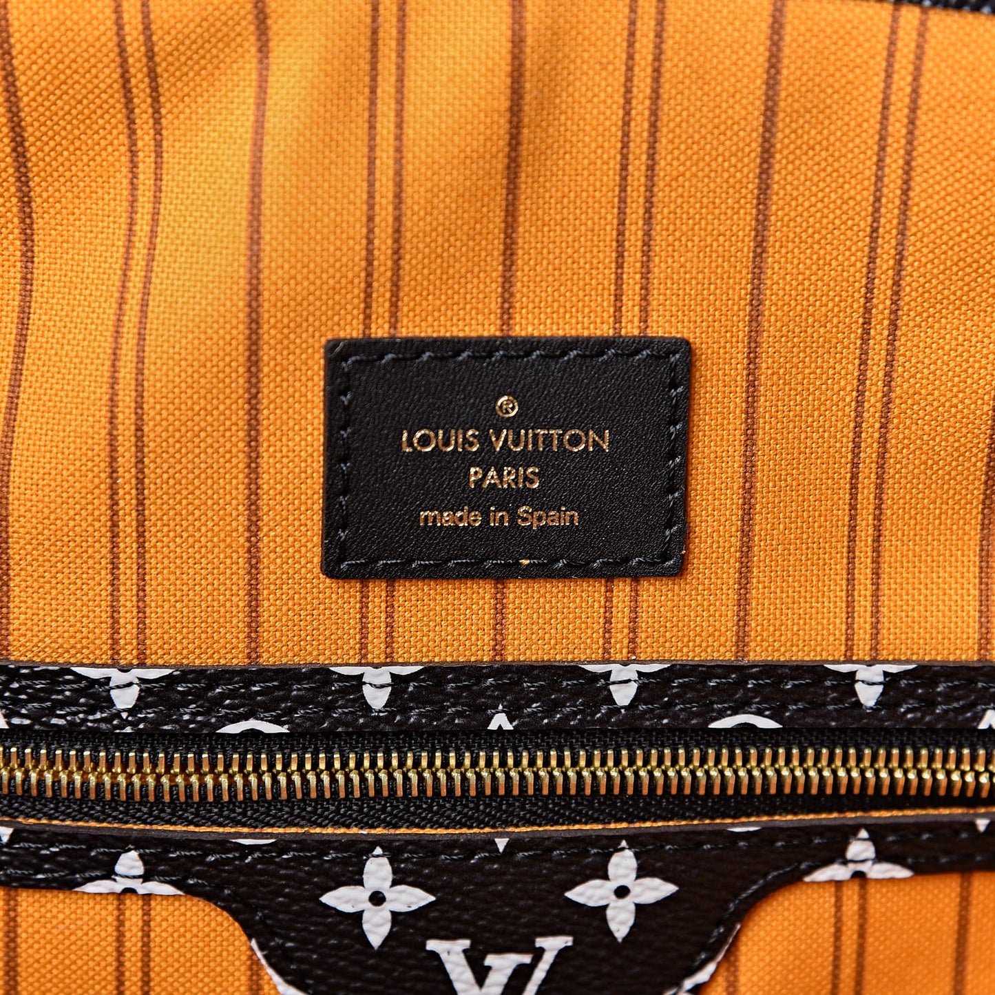 Monogram Giant Jungle Neverfull MM Black