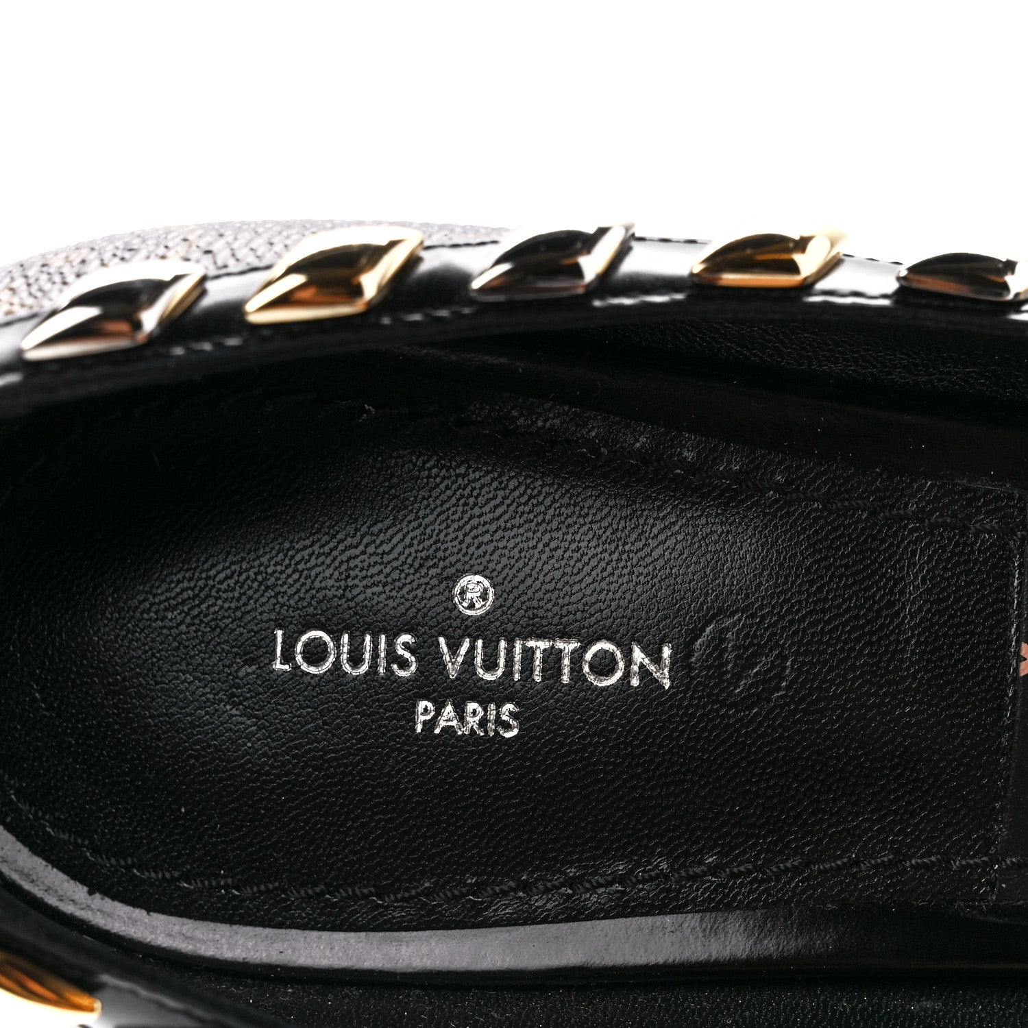 Louis Vuitton Calfskin Monogram Eldorado Pumps 39 Cacao 8 of 8