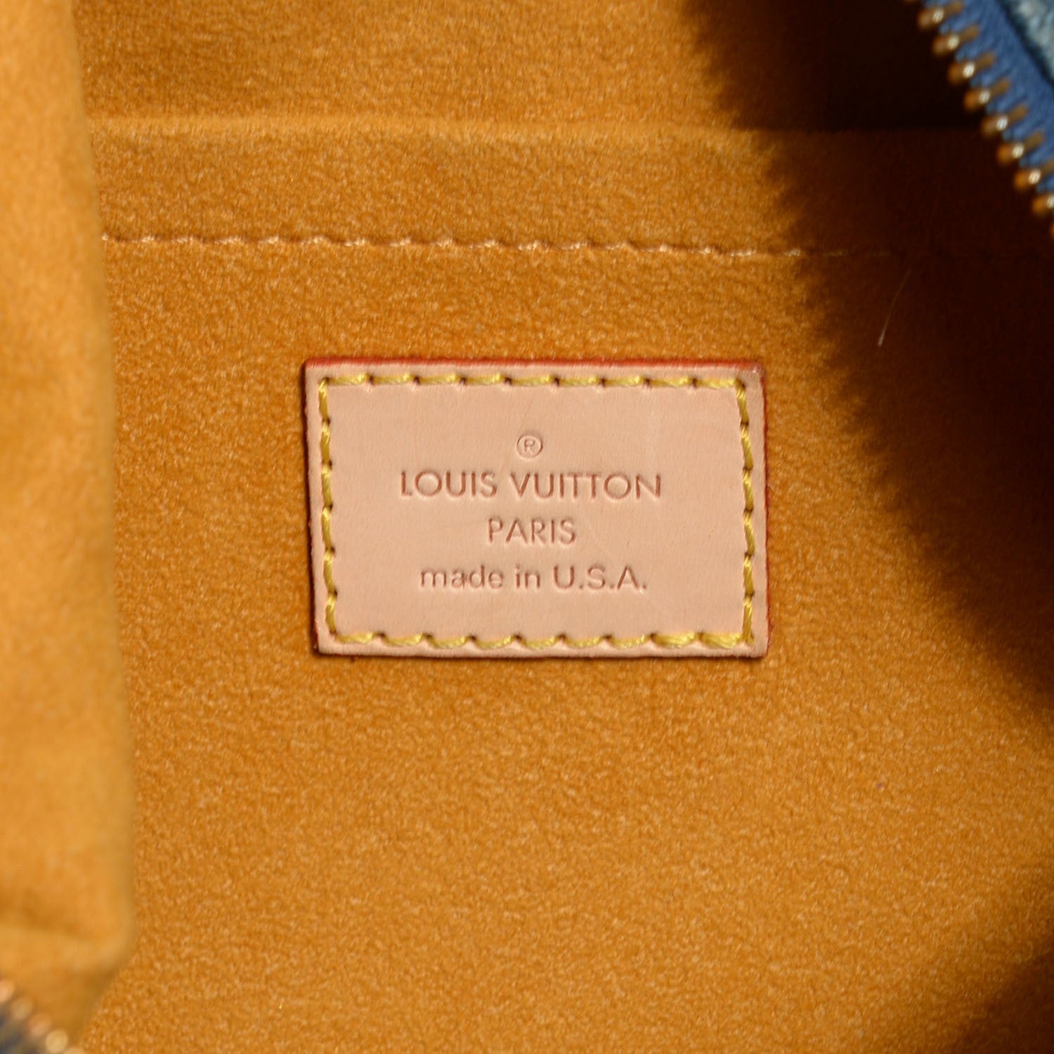 Louis Vuitton Denim Baggy GM Blue 6 of 7
