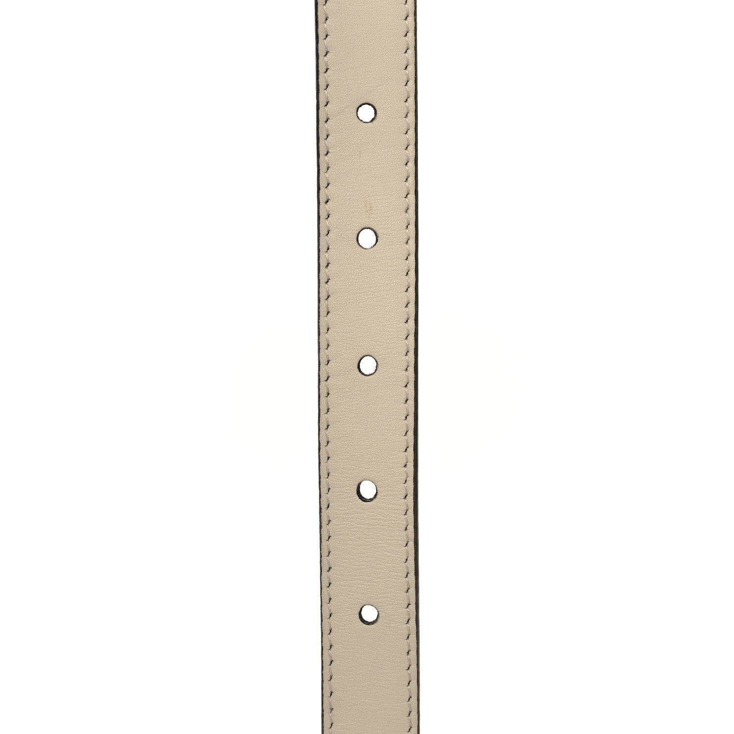 Gucci Calfskin Double G 20mm Belt 95 38 Mystic White 5 of 6