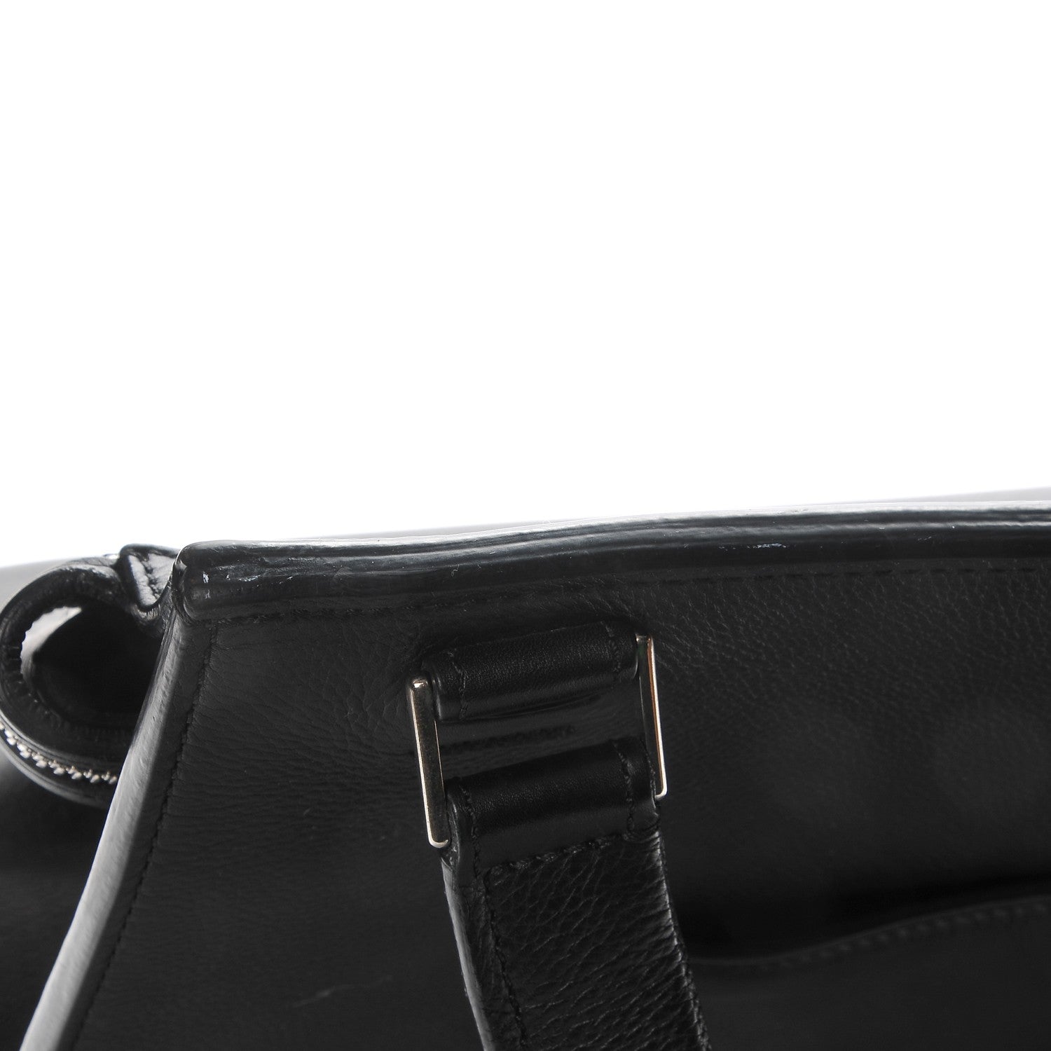 Celine Supple Calfskin Medium Edge Shoulder Bag Black 9 of 9