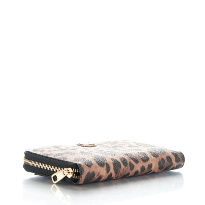 Dolce & Gabbana Dauphine Leopard Print Zip Around Wallet 4 of 6