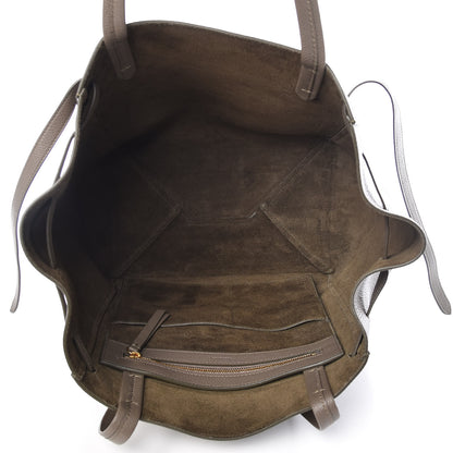 Celine Soft Grained Calfskin Small Belt Cabas Phantom Taupe 5 of 9