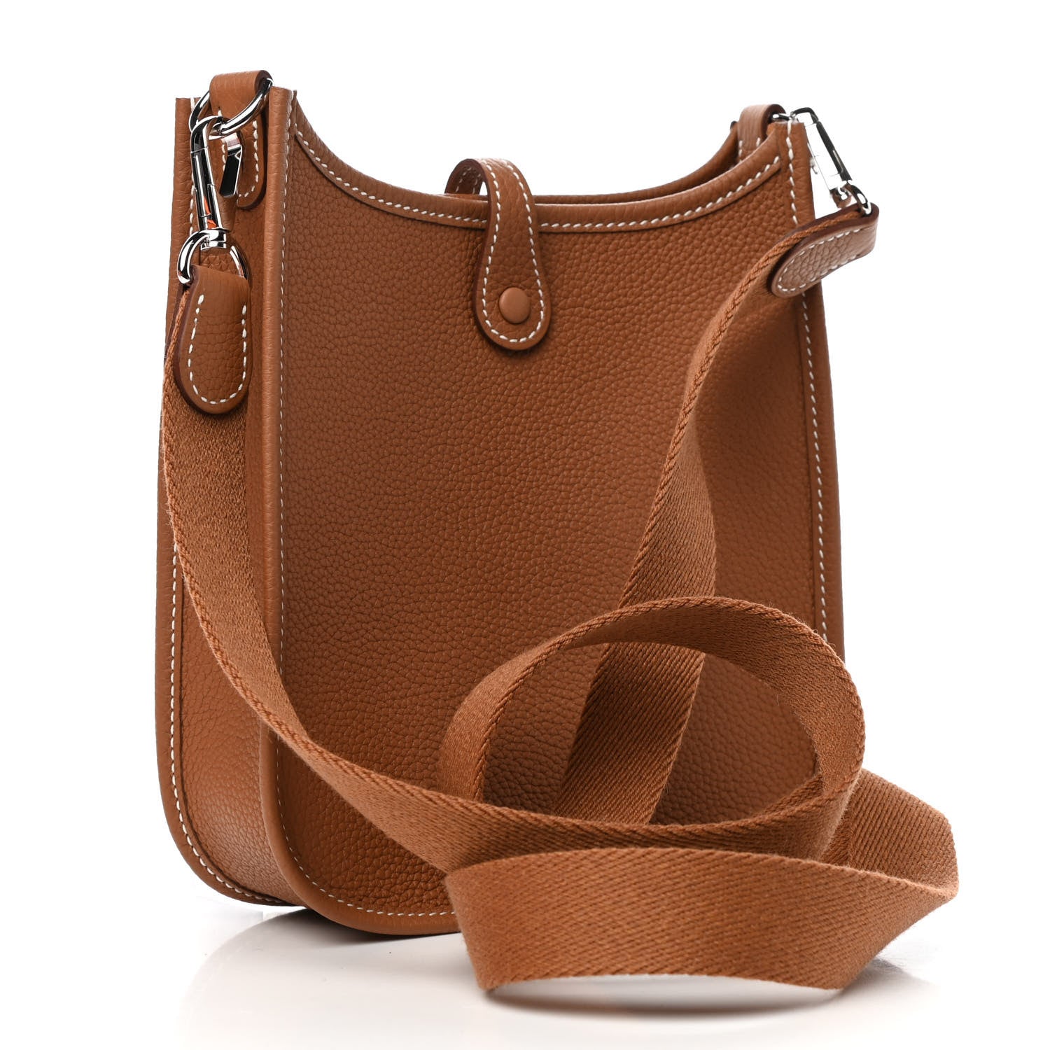 Hermes Taurillon Clemence Evelyne TPM Gold 3 of 10