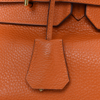 Hermes Taurillon Clemence JPG Birkin 42 Orange 29 of 39