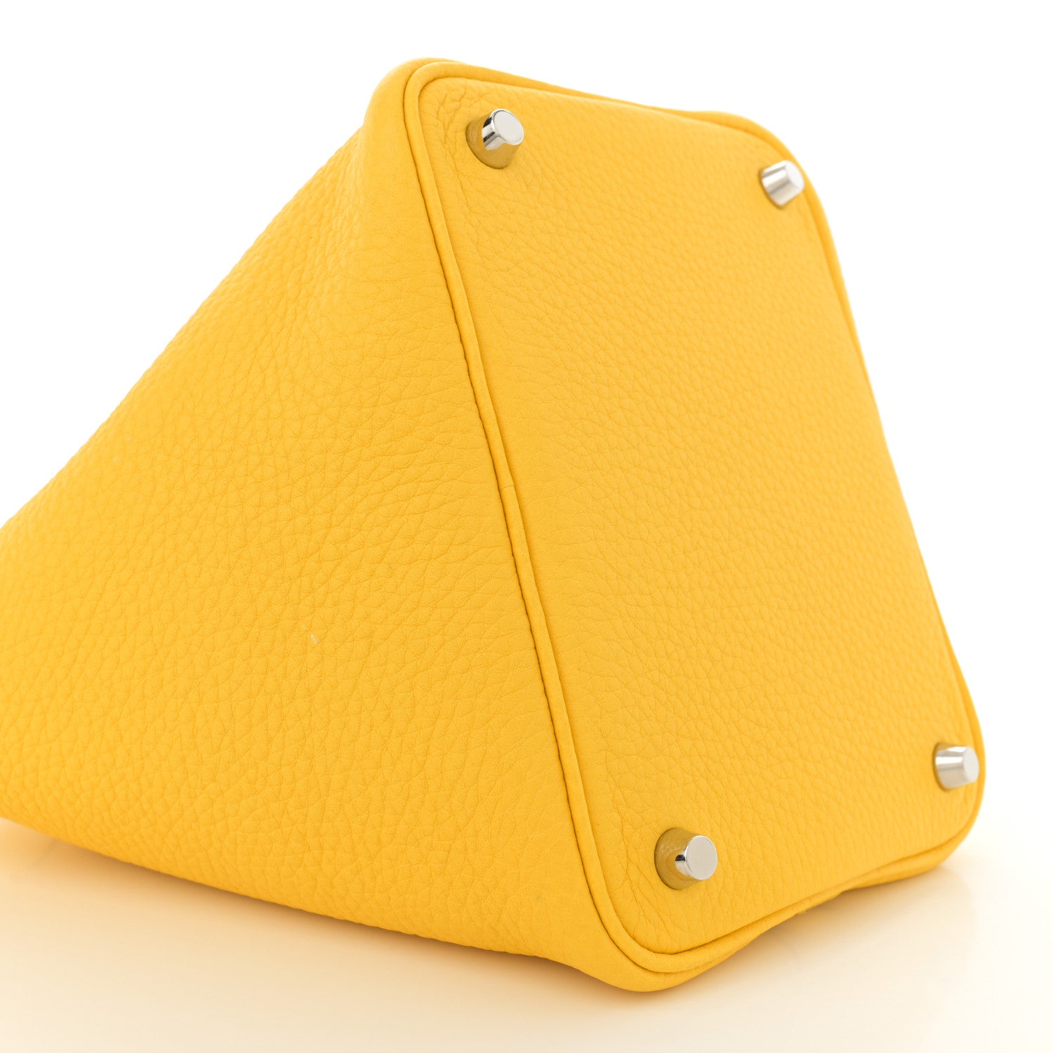 Hermes Taurillon Clemence Picotin Lock 18 PM Jaune De Naples 9 of 11