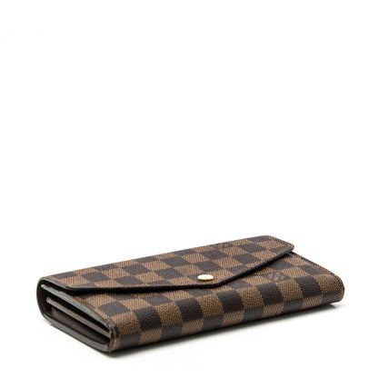 Louis Vuitton Damier Ebene Sarah Wallet NM 4 of 8
