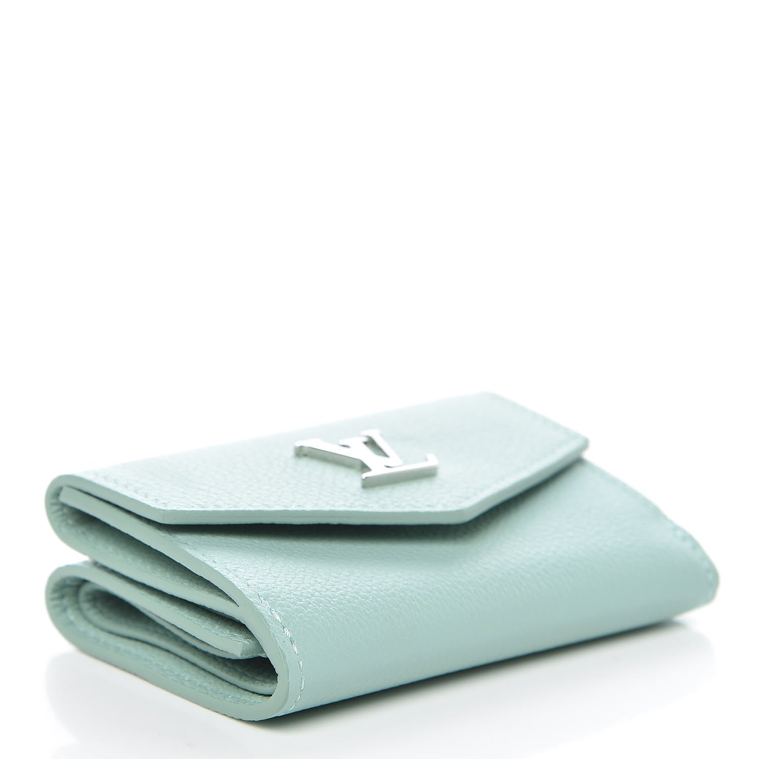 Louis Vuitton Calfskin Lockmini Wallet Menthe 4 of 8