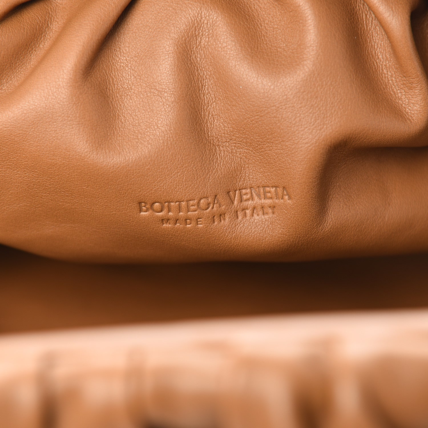 Bottega Veneta Smooth Butter Calf The Pouch Oversized Clutch Cammello 5 of 8