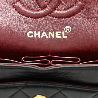 Chanel Lambskin Quilted Small Double Flap Black 6 of 13