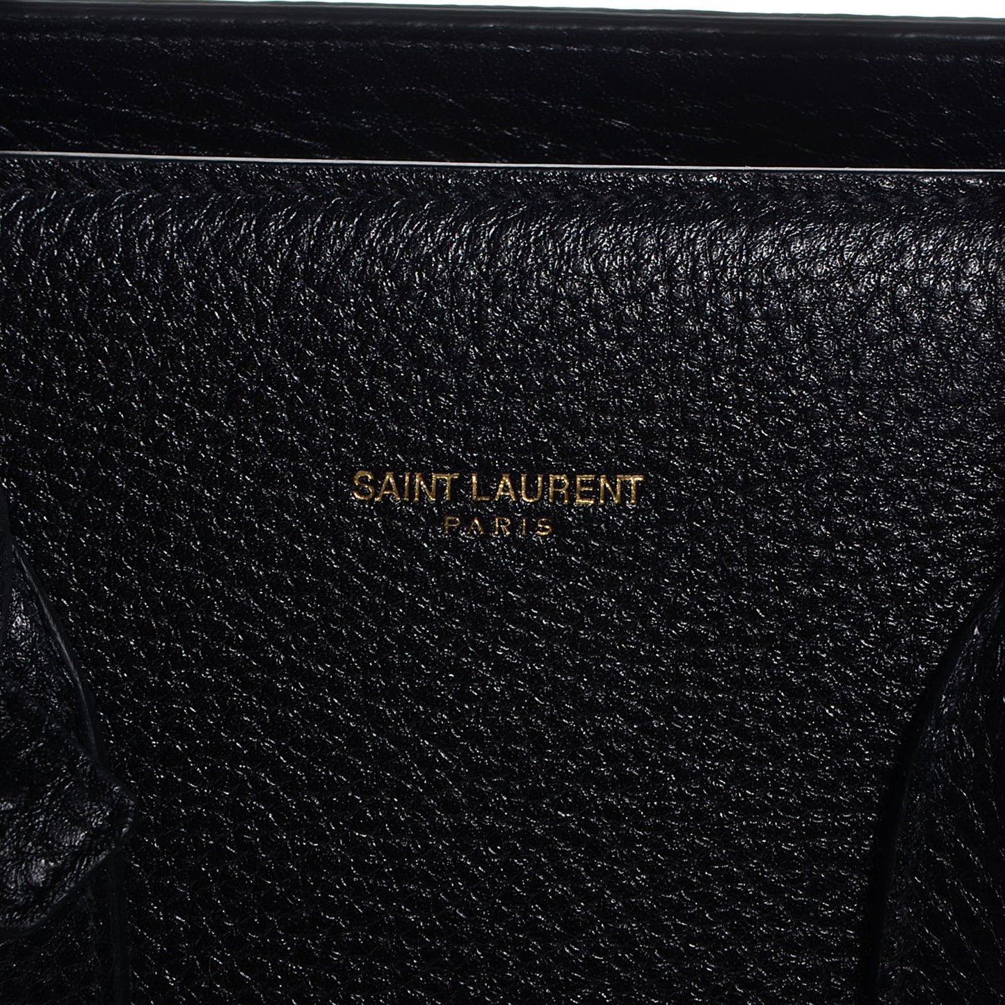 Grained Calfskin Small Sac De Jour Black