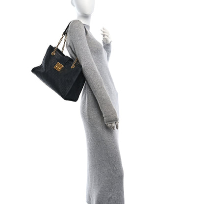Gucci Guccissima Medium Padlock Tote Black 2 of 19