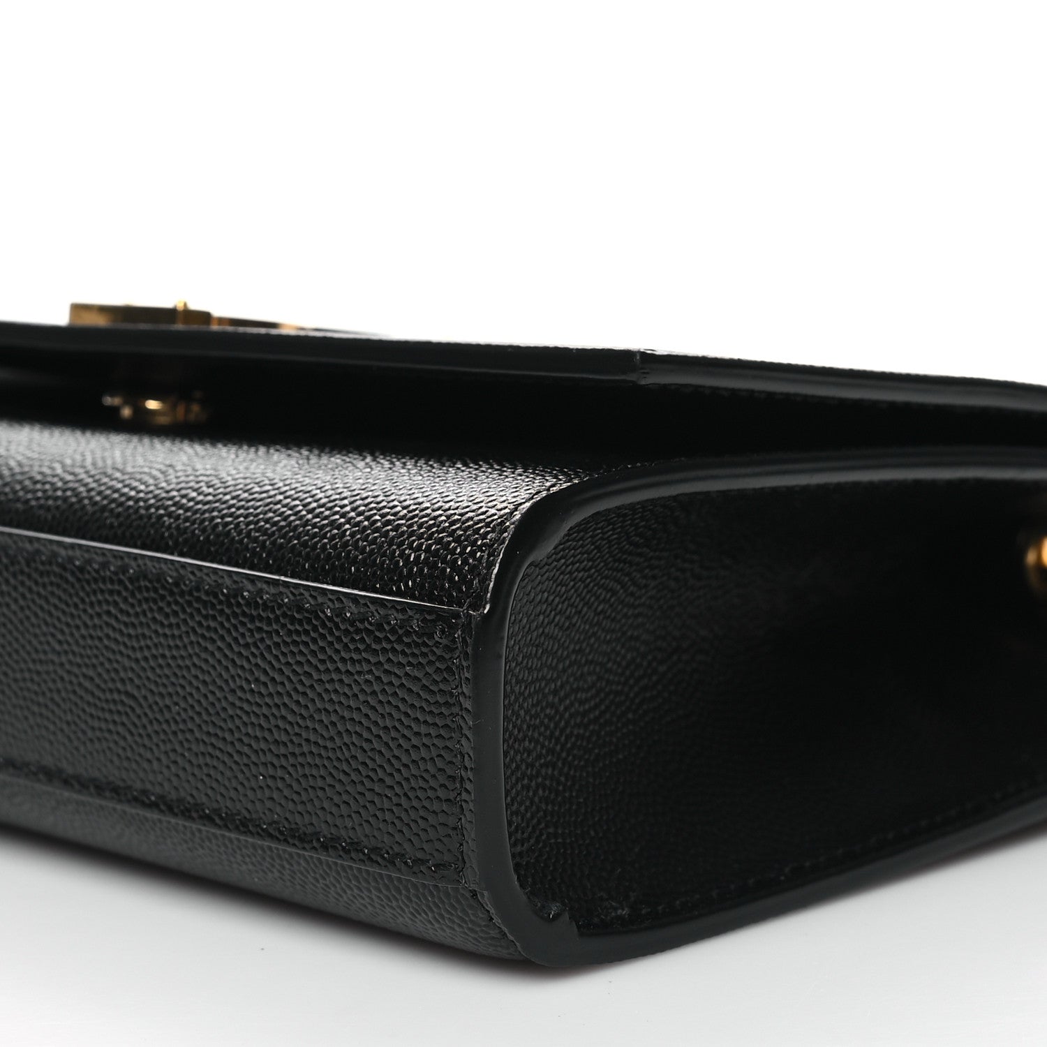 Saint Laurent Grain De Poudre Small Monogram Kate Satchel Black 9 of 9