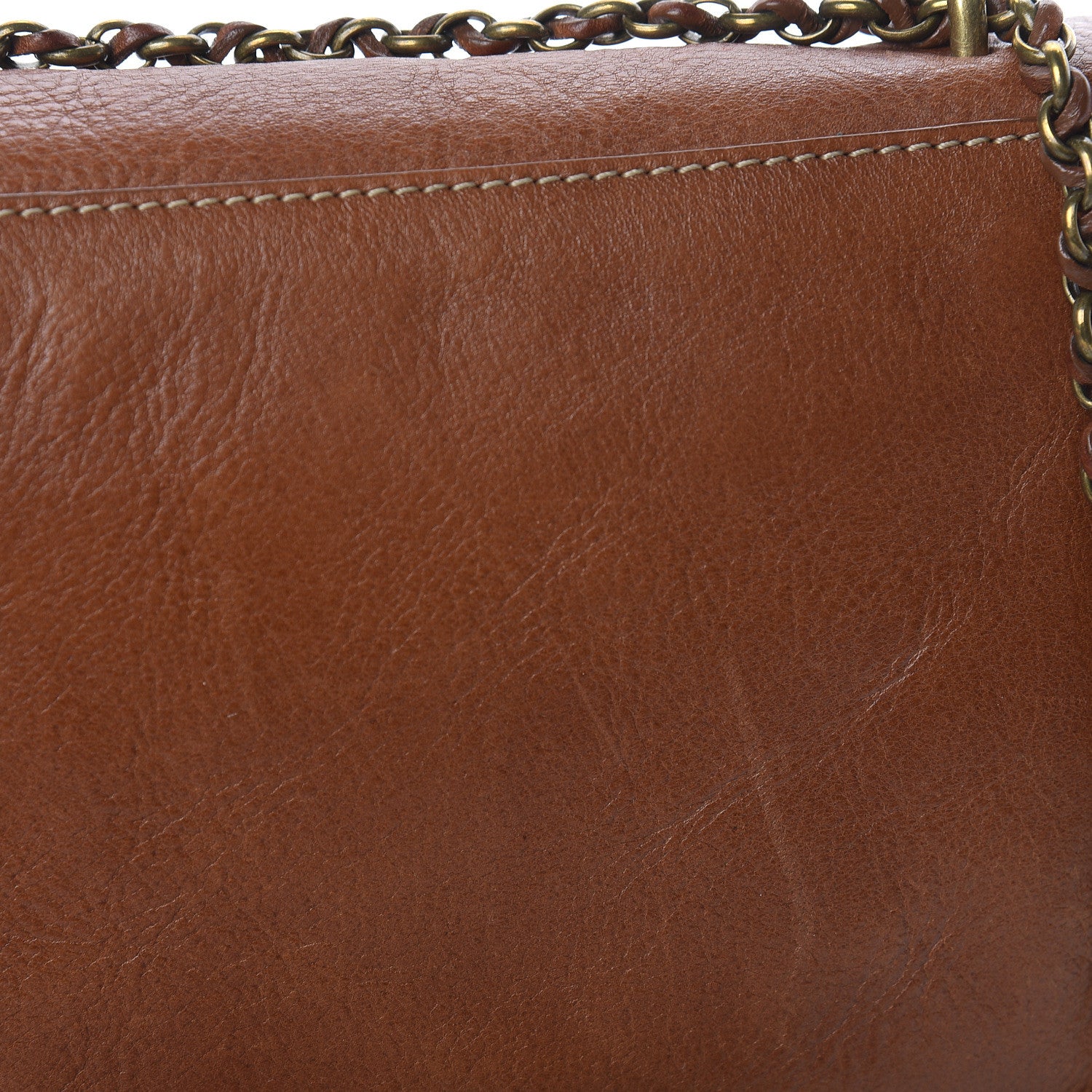 Mulberry Natural Vegetable Tanned Small Lily Flap Oak 13 of 13