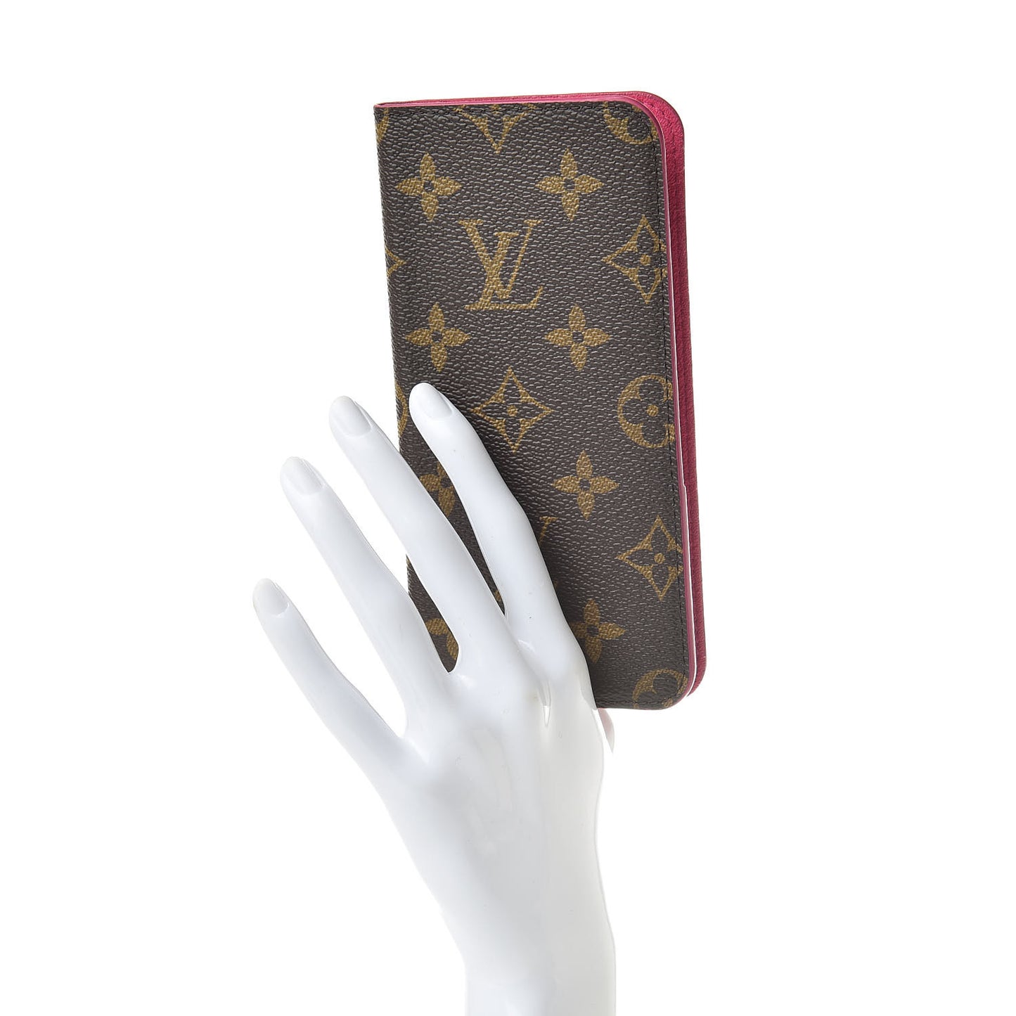 Monogram iPhone 7/8 Plus Folio Case Pink