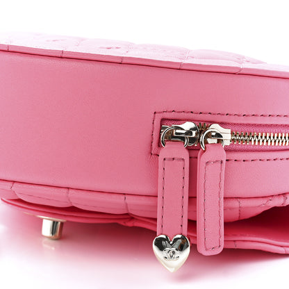 Chanel Lambskin Quilted CC In Love Heart Bag Pink 11 of 12