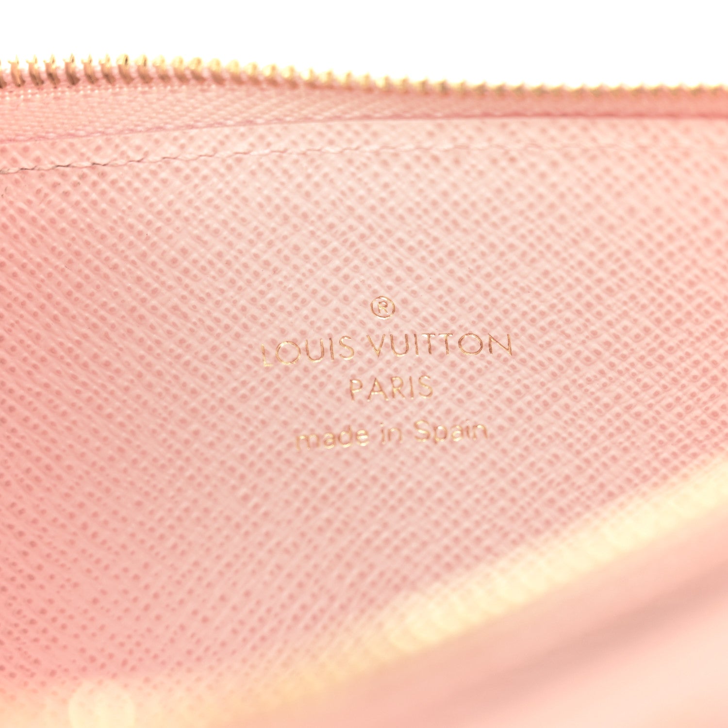 Louis Vuitton Damier Azur Slim Purse Rose Ballerine 6 of 7